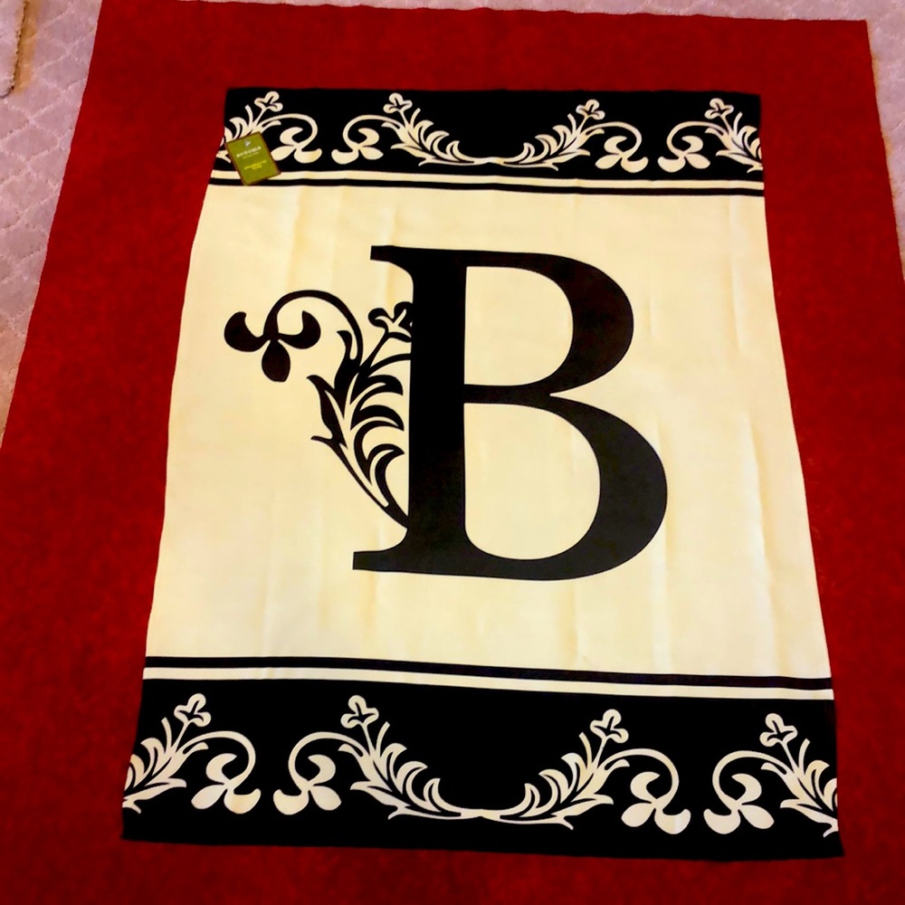 3/$10. Decorative “B” Outdoor Flag